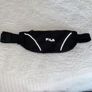 FILA belt bag active Fanny pack black & reflective